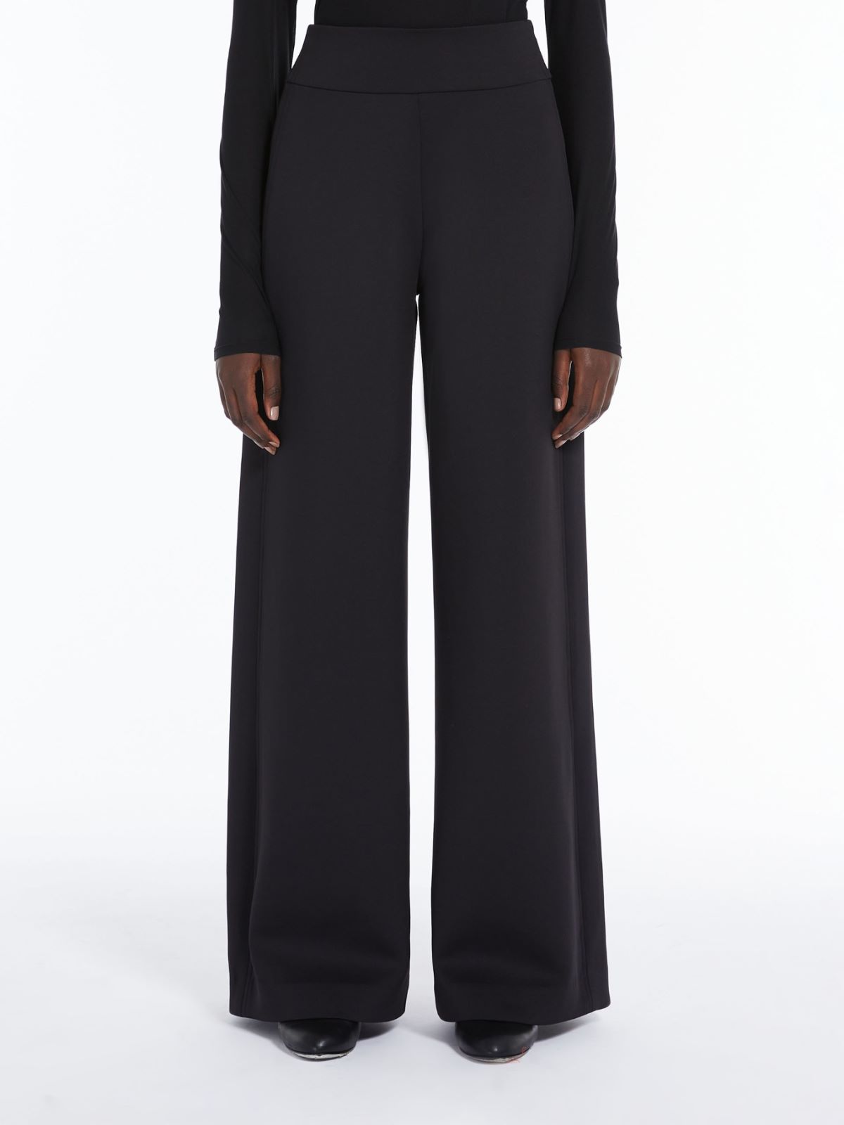 Scuba fabric trousers