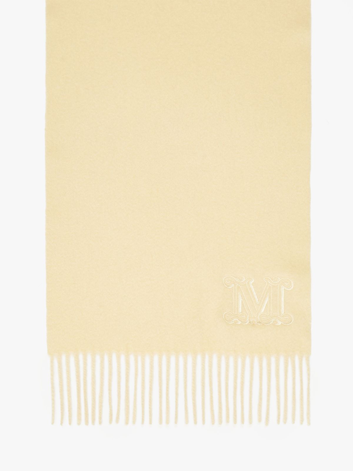 Cashmere stole with embroidery