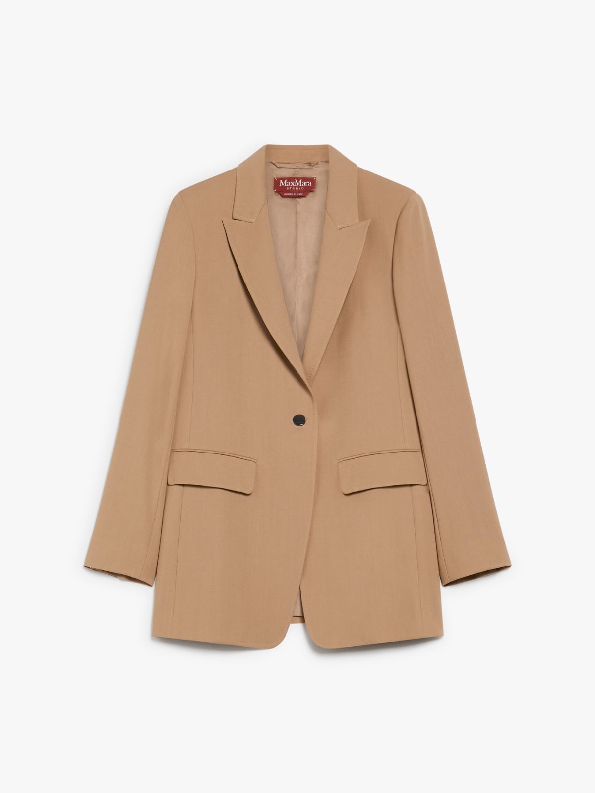 Crepe wool blazer