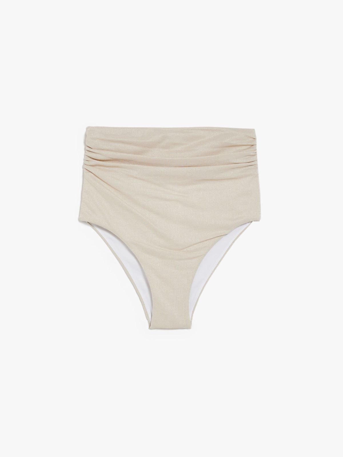 Jersey and lurex bikini bottoms
