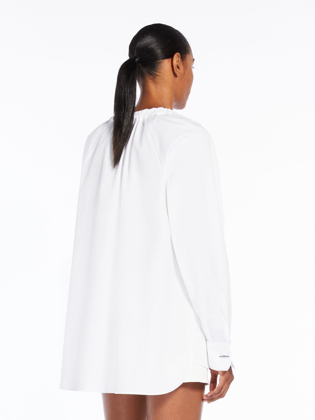 Oversize poplin shirt