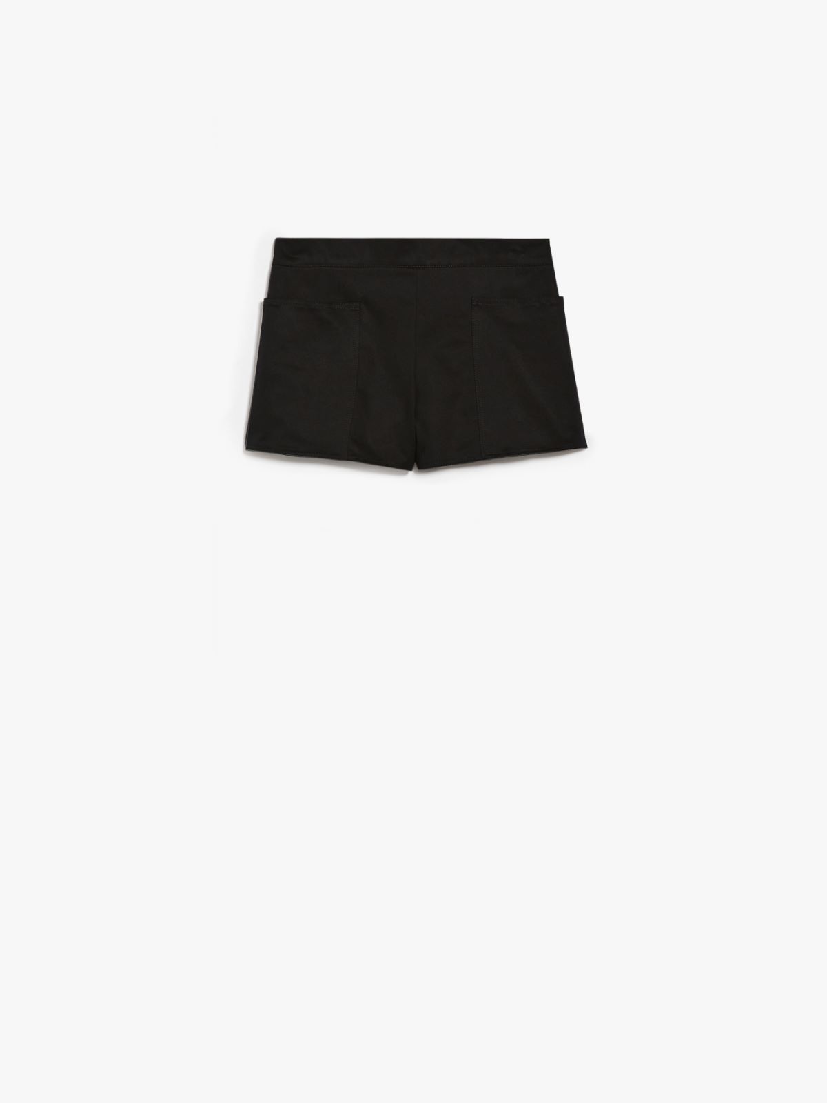 Stretch gabardine shorts