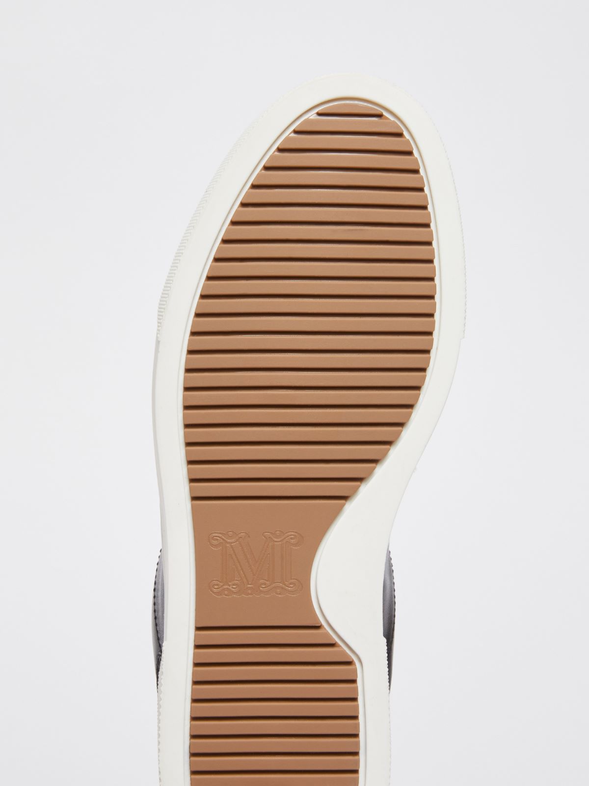 Leather mule sneakers