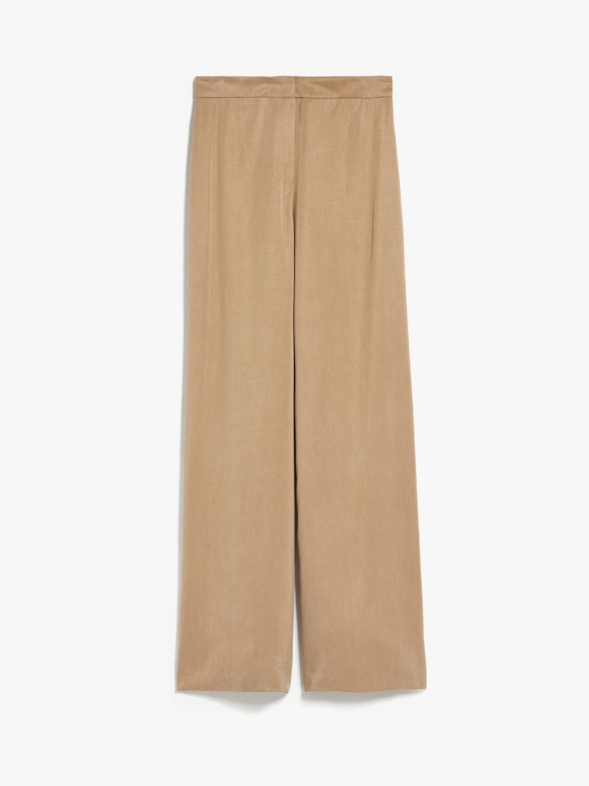 Flowing satin trousers