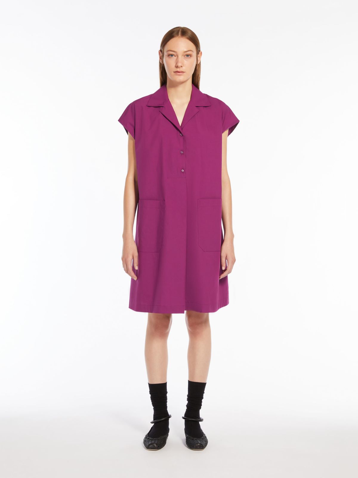 Cotton poplin dress