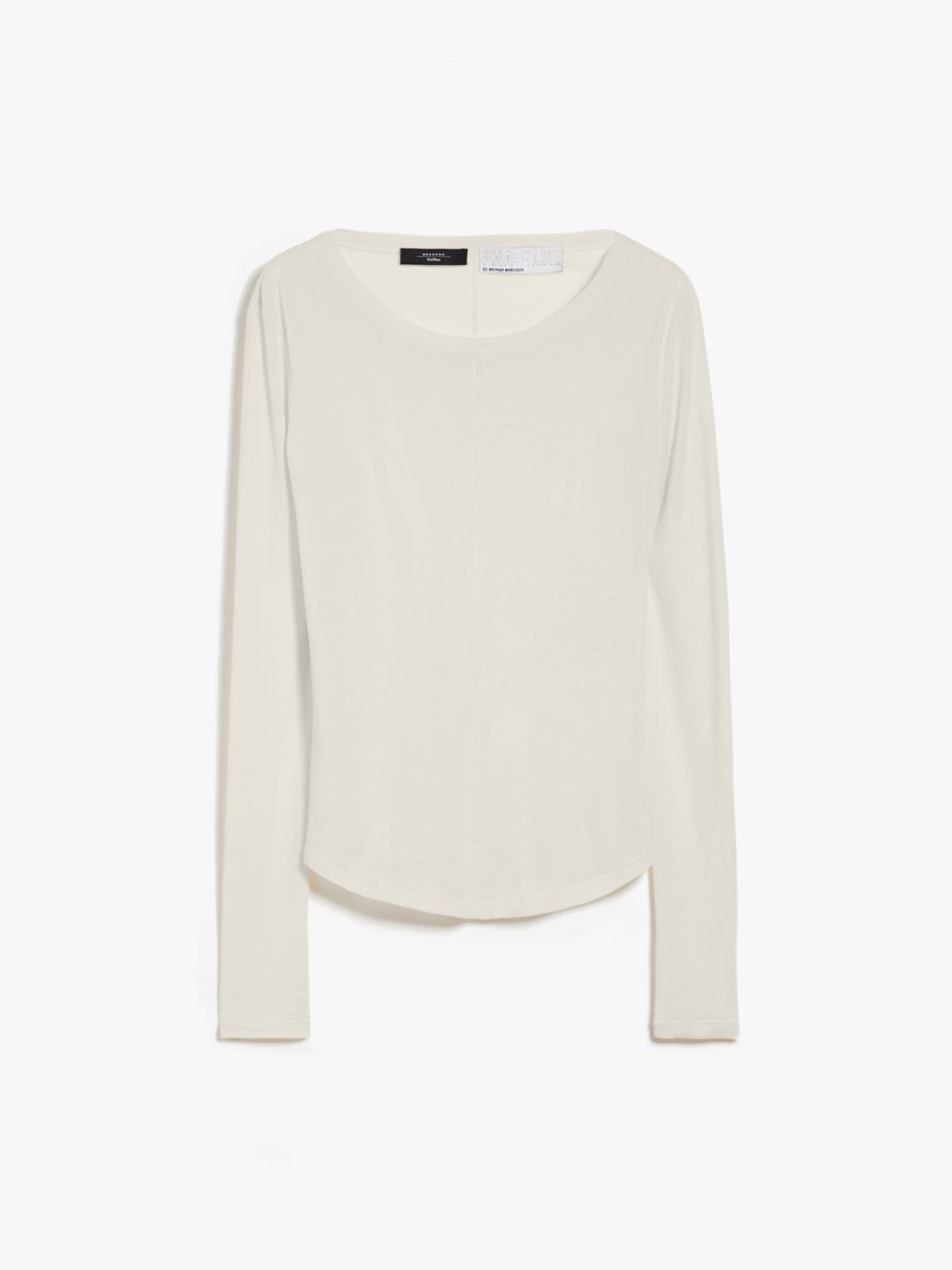 Cotton crepe jersey T-shirt