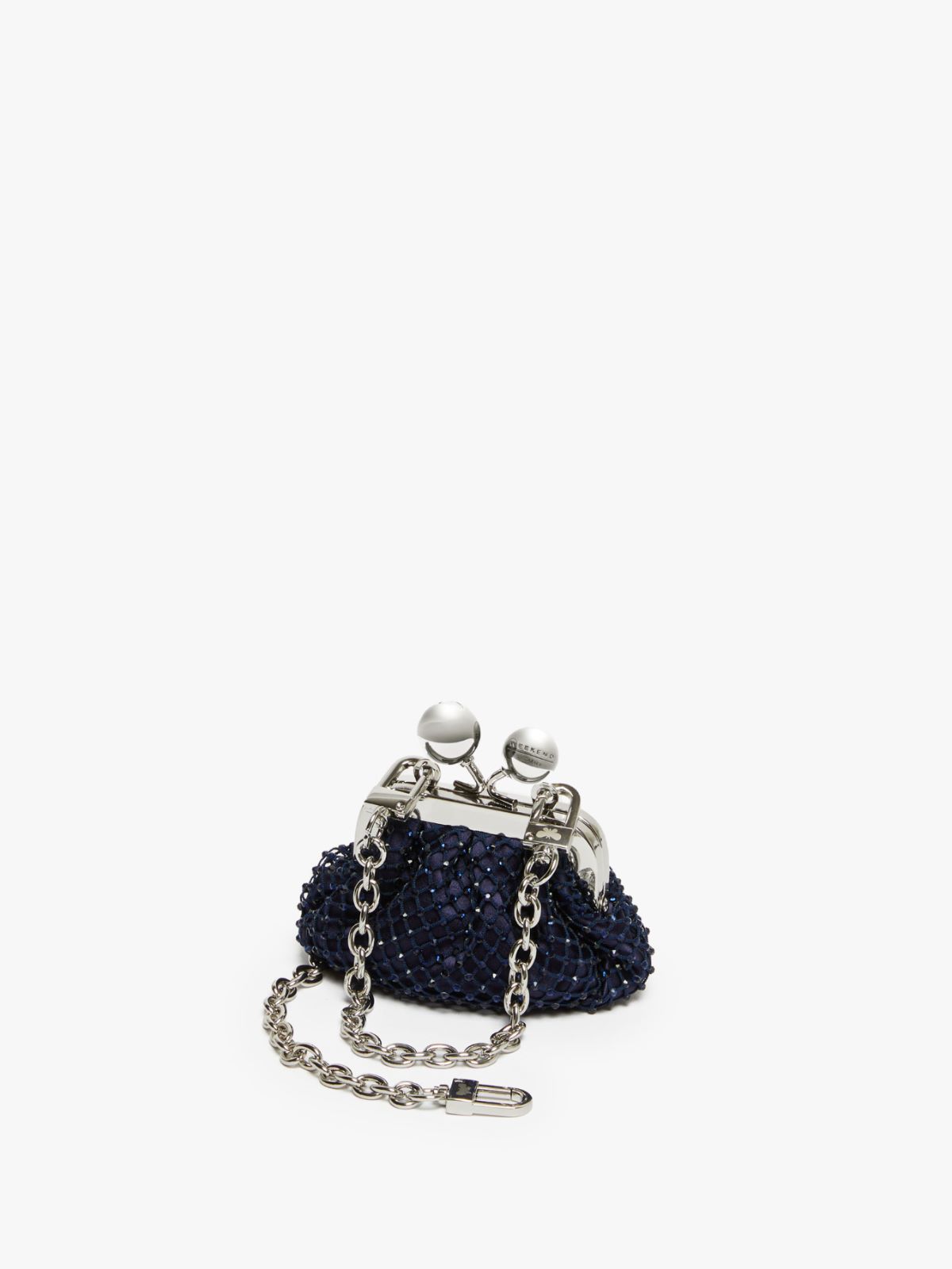 Rhinestone and satin Nano Pasticcino Bag