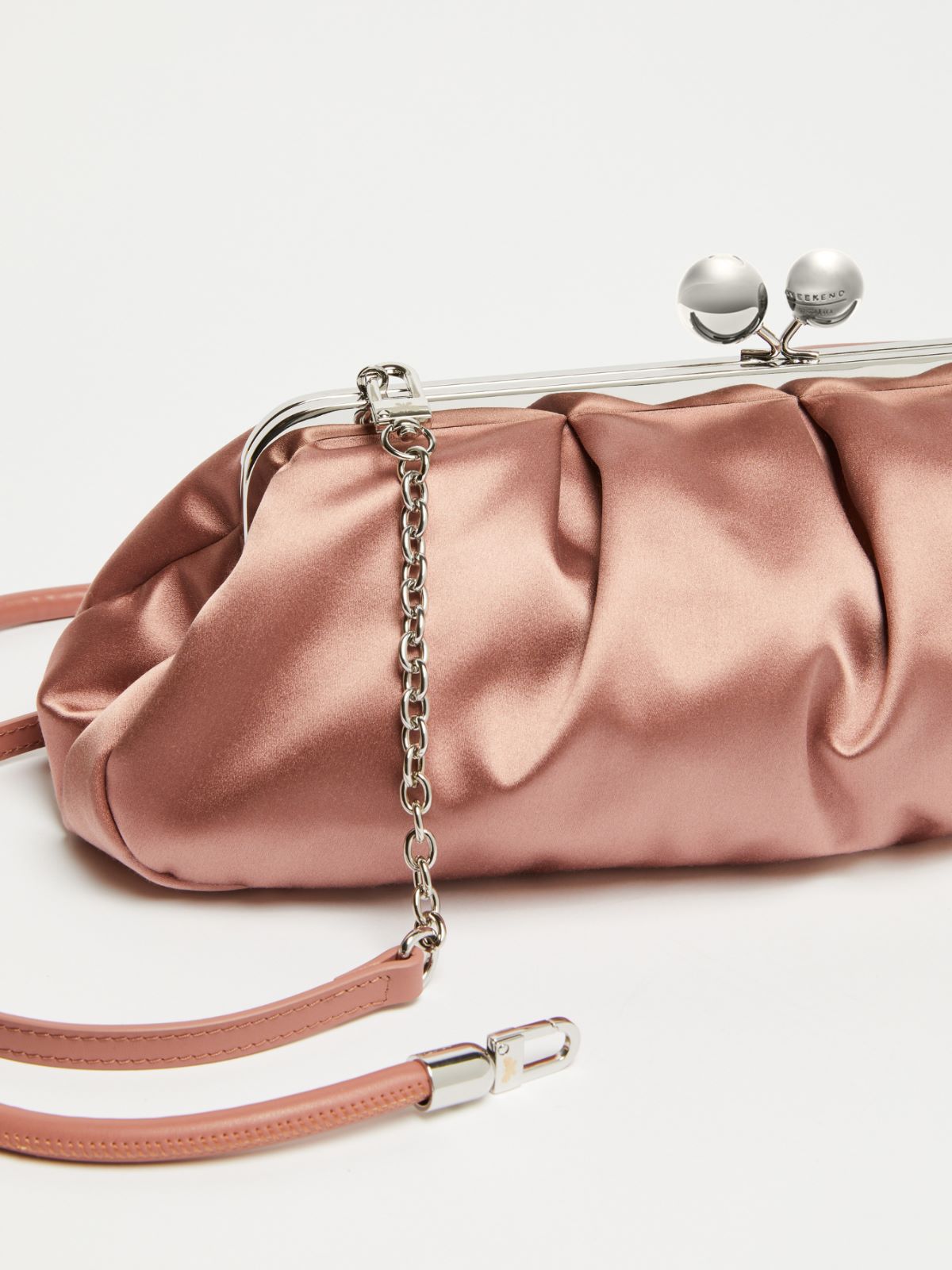 Large satin Pasticcino Bag