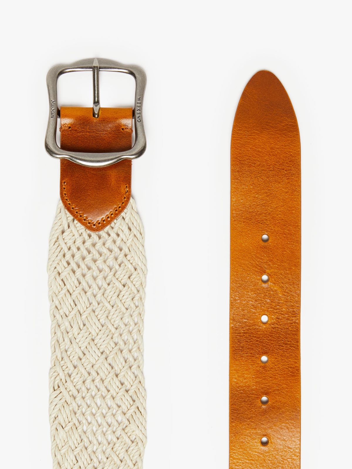 Woven cotton belt
