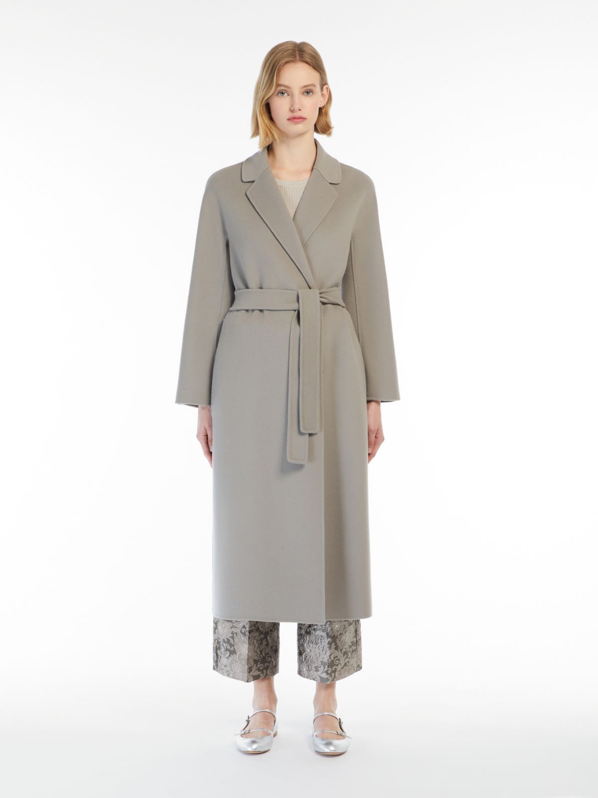 Wool midi coat