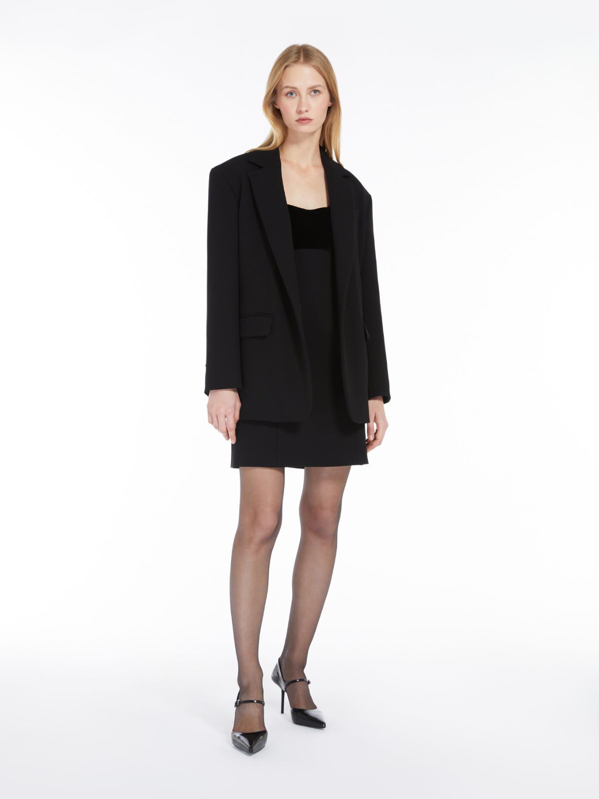 Oversized sablé jacket