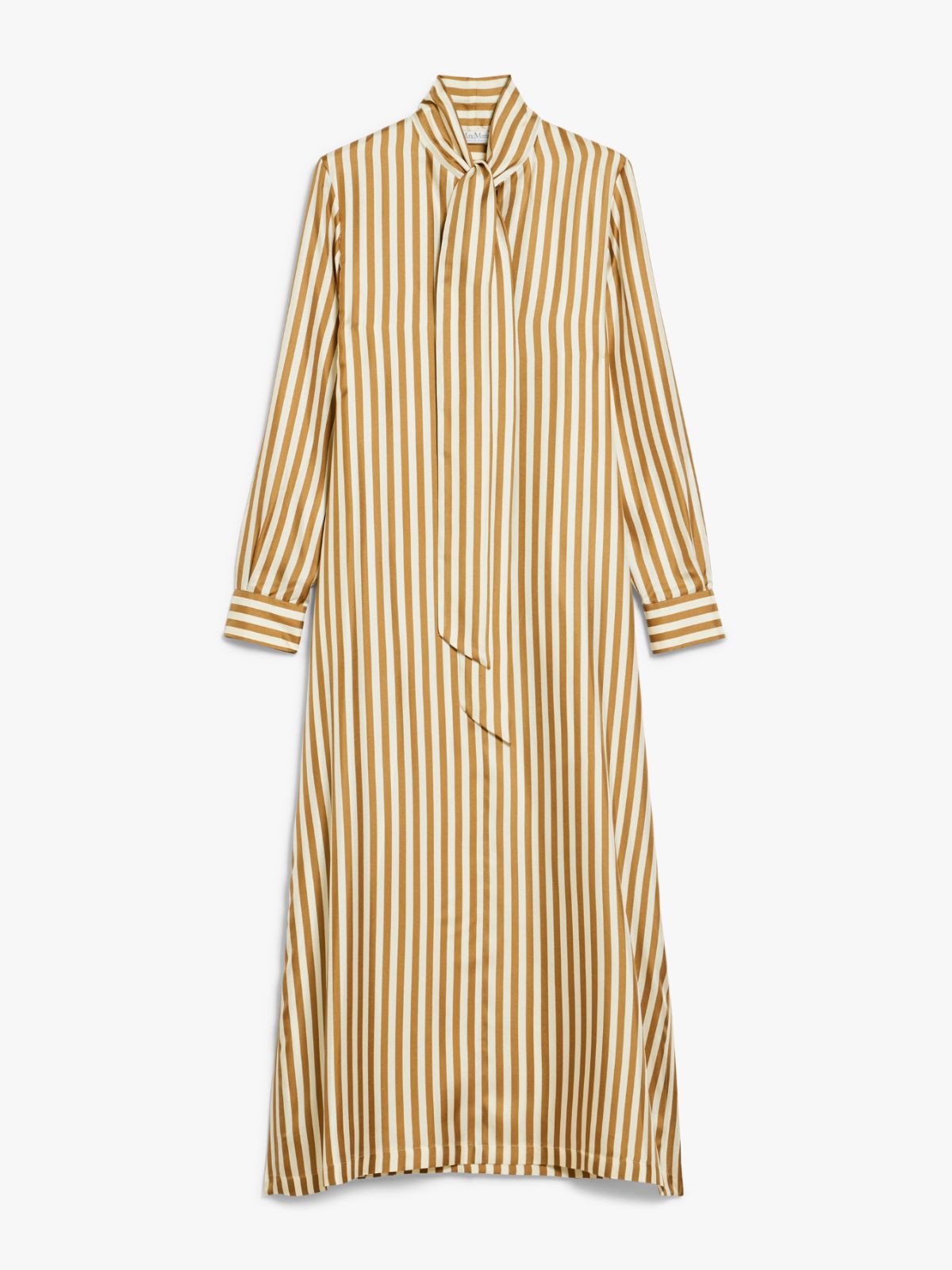 Printed silk caftan dress