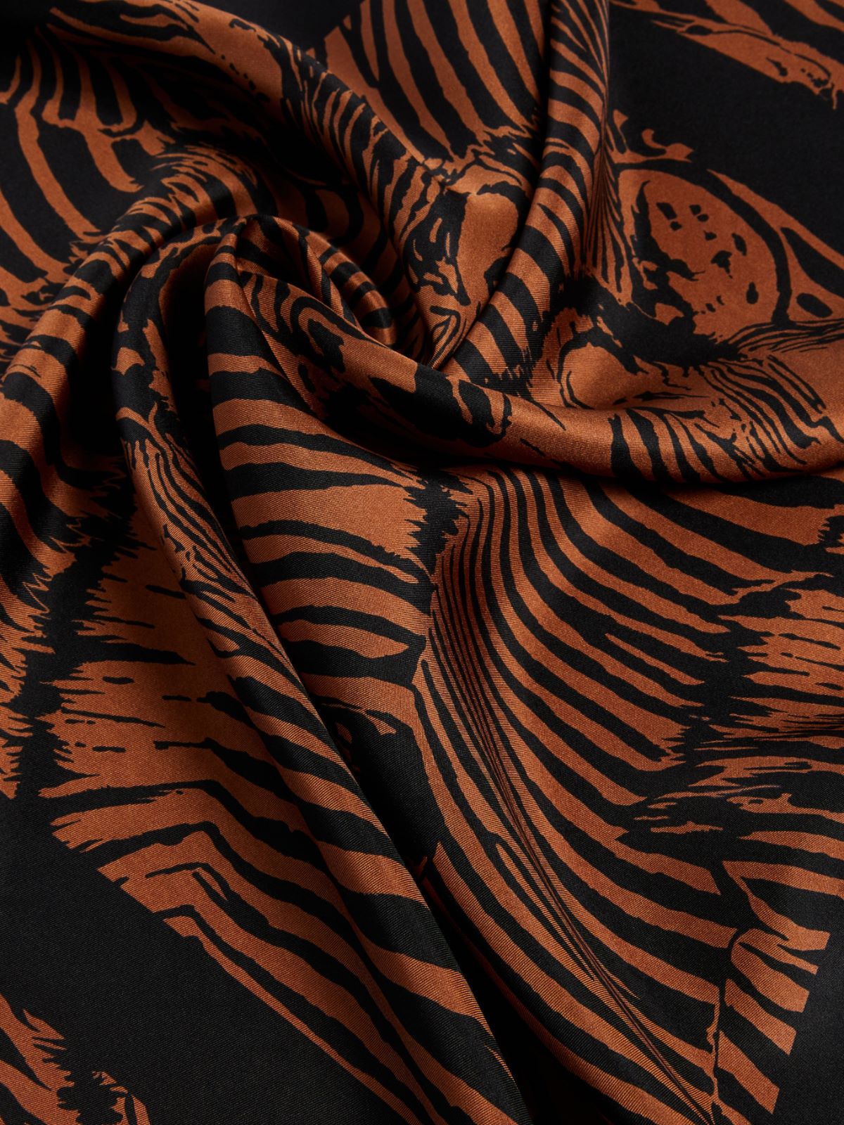 Silk twill scarf