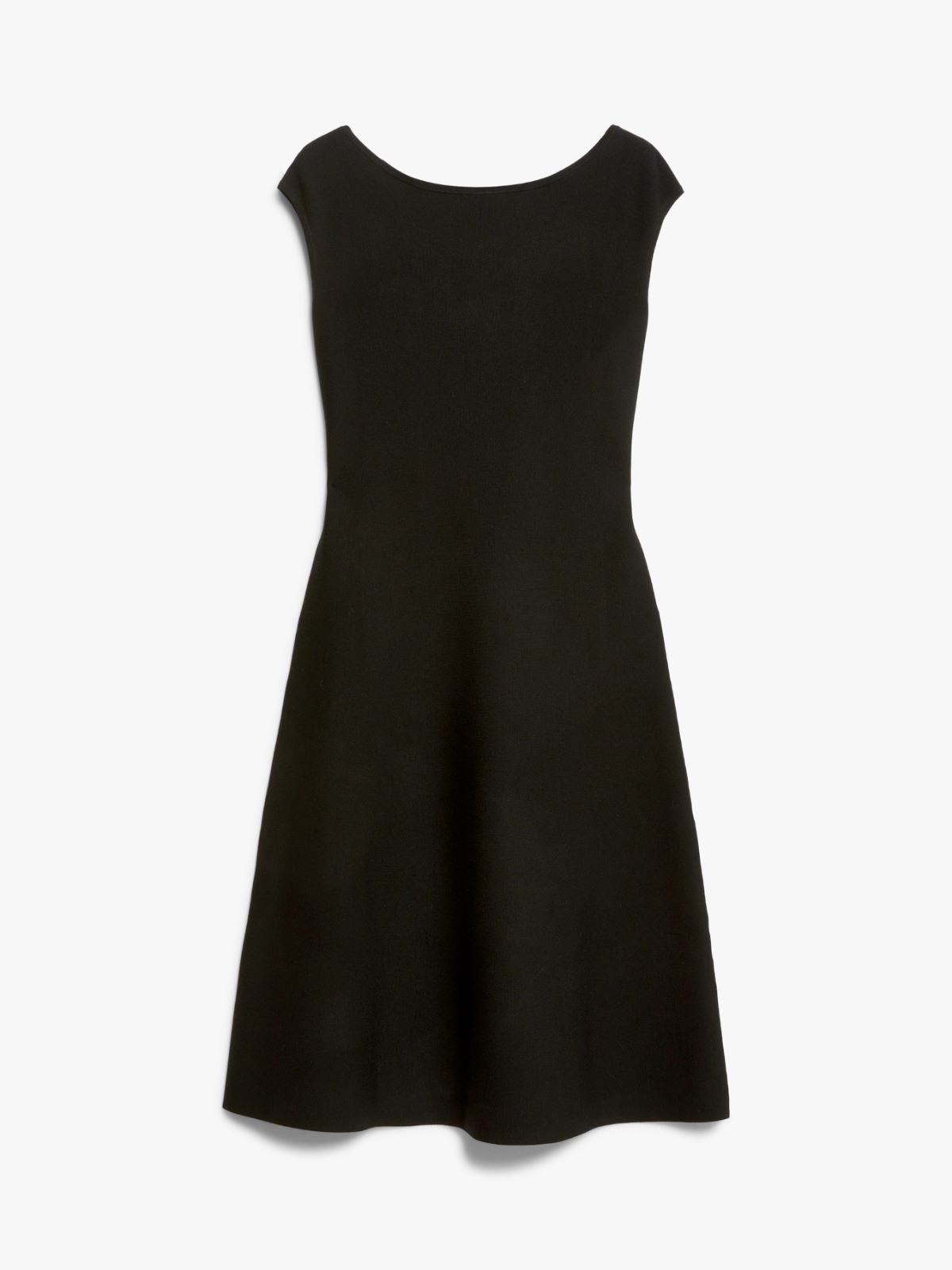 Stretch-viscose flared dress