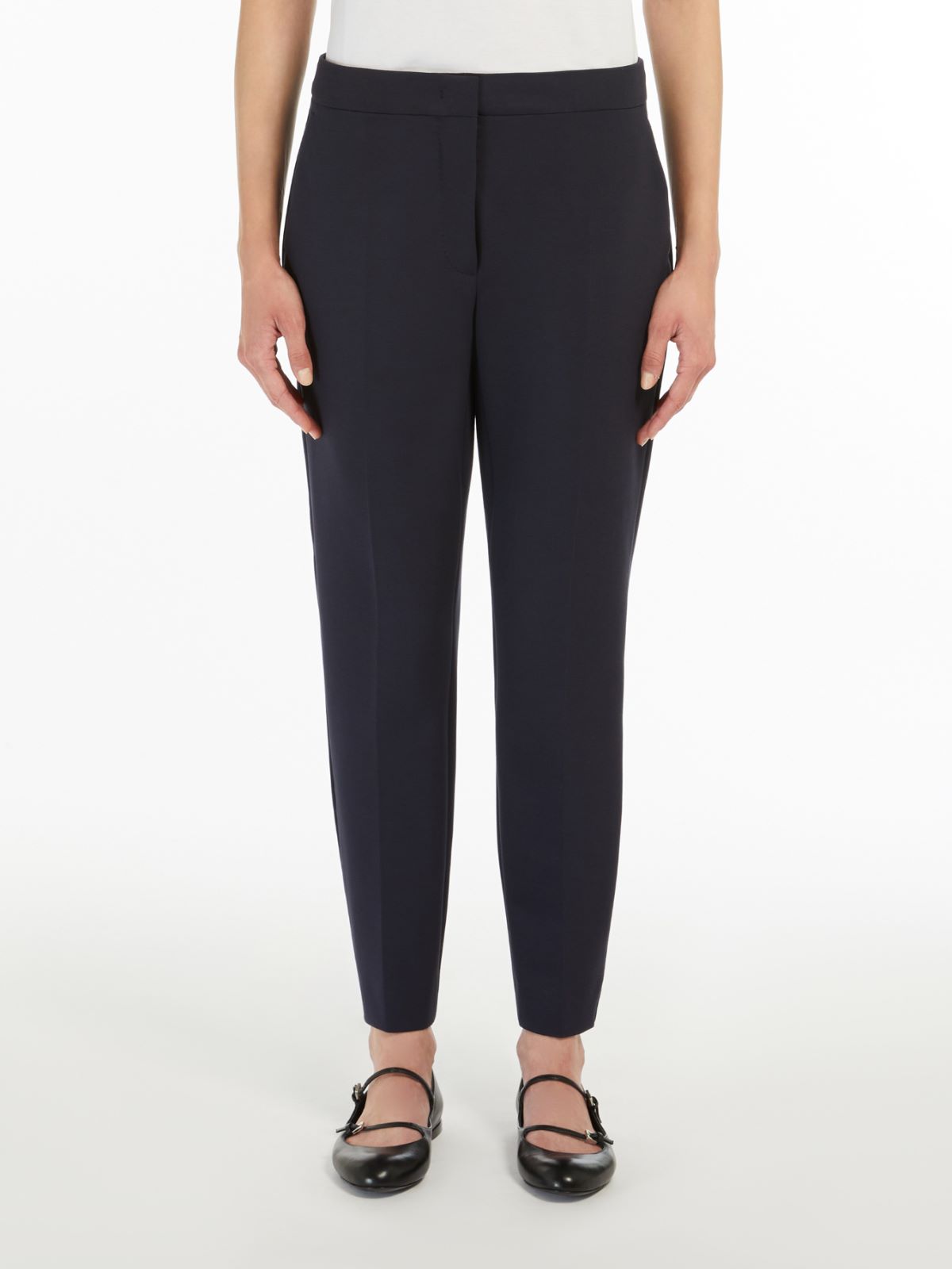 Viscose jersey trousers