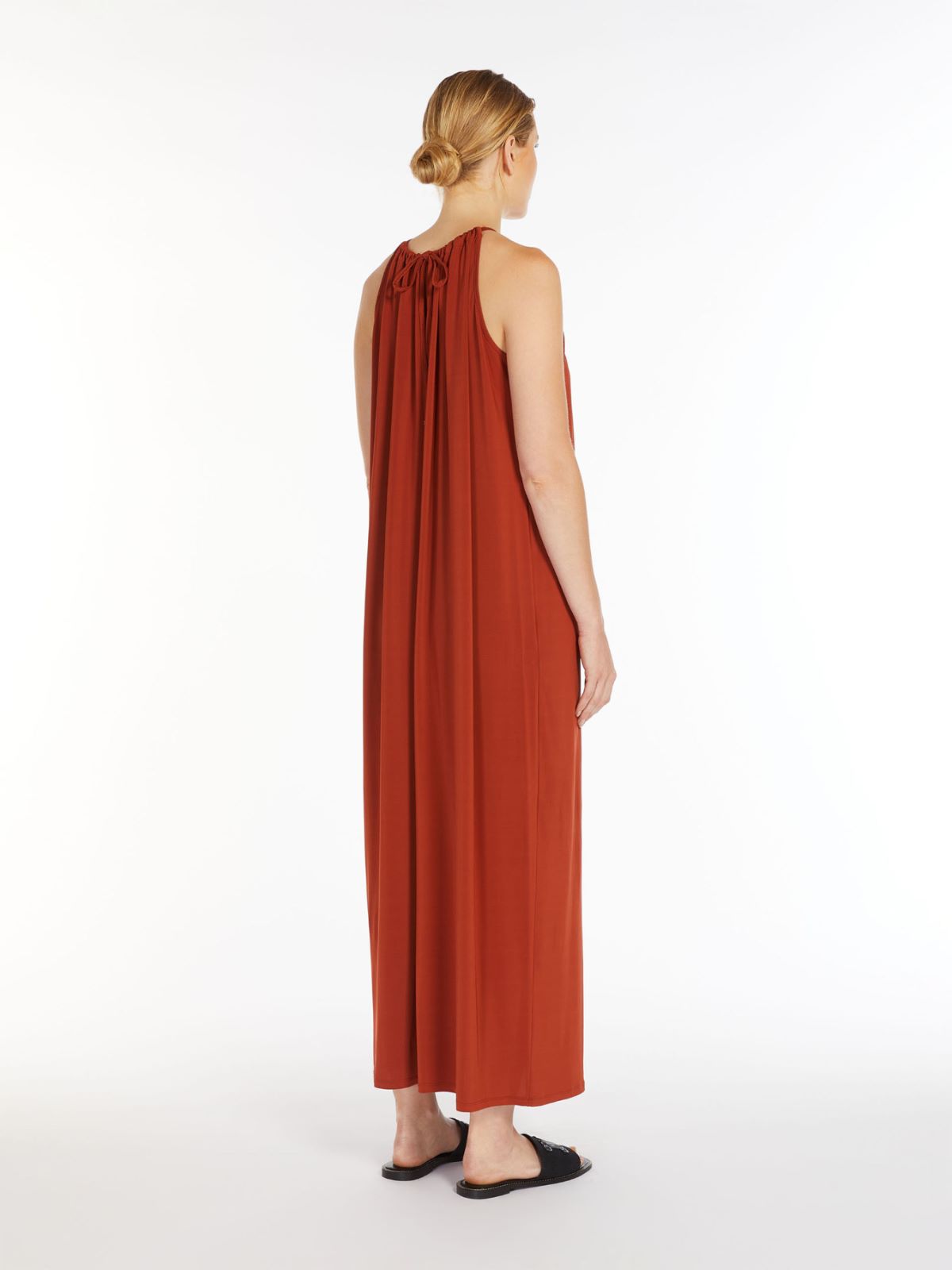 Long stretch jersey dress