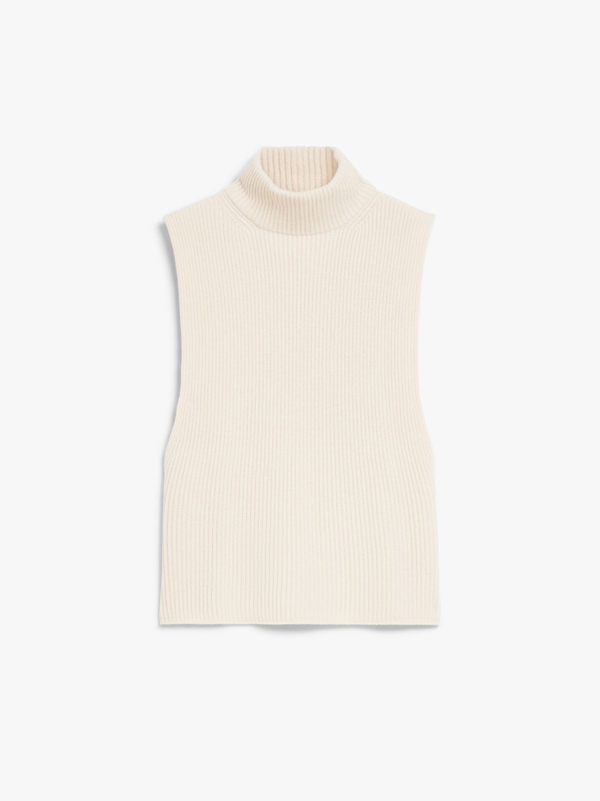 Waistcoat in cashmere-blend yarn