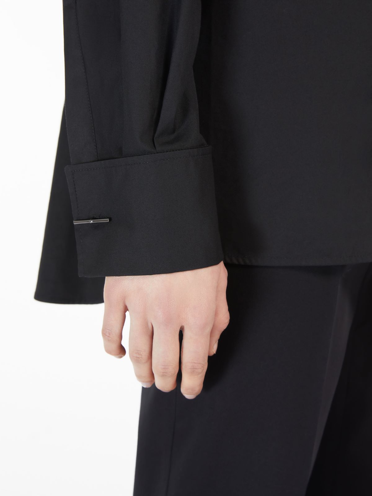 Oversize poplin shirt