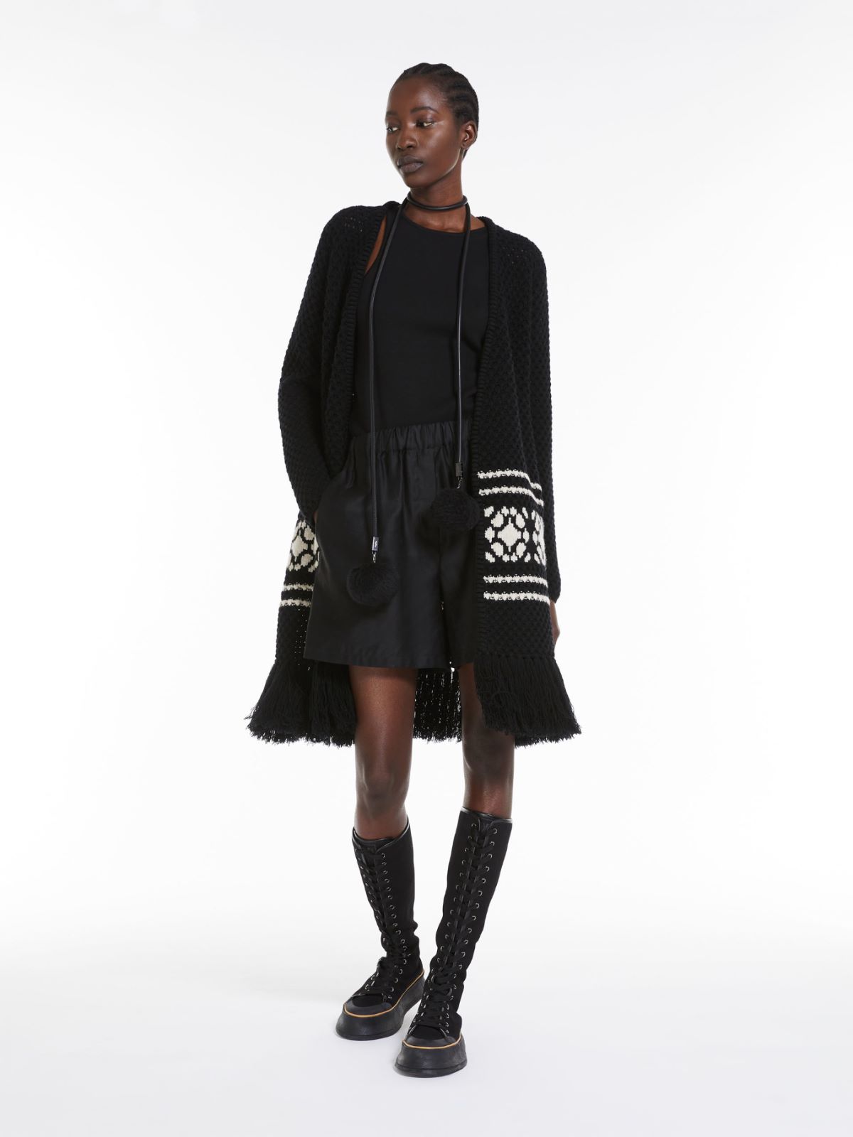 Wool and cashmere cardigan