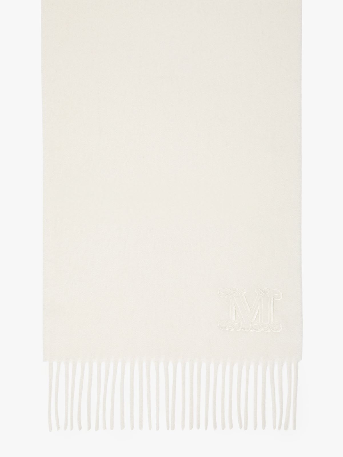 Cashmere stole with embroidery