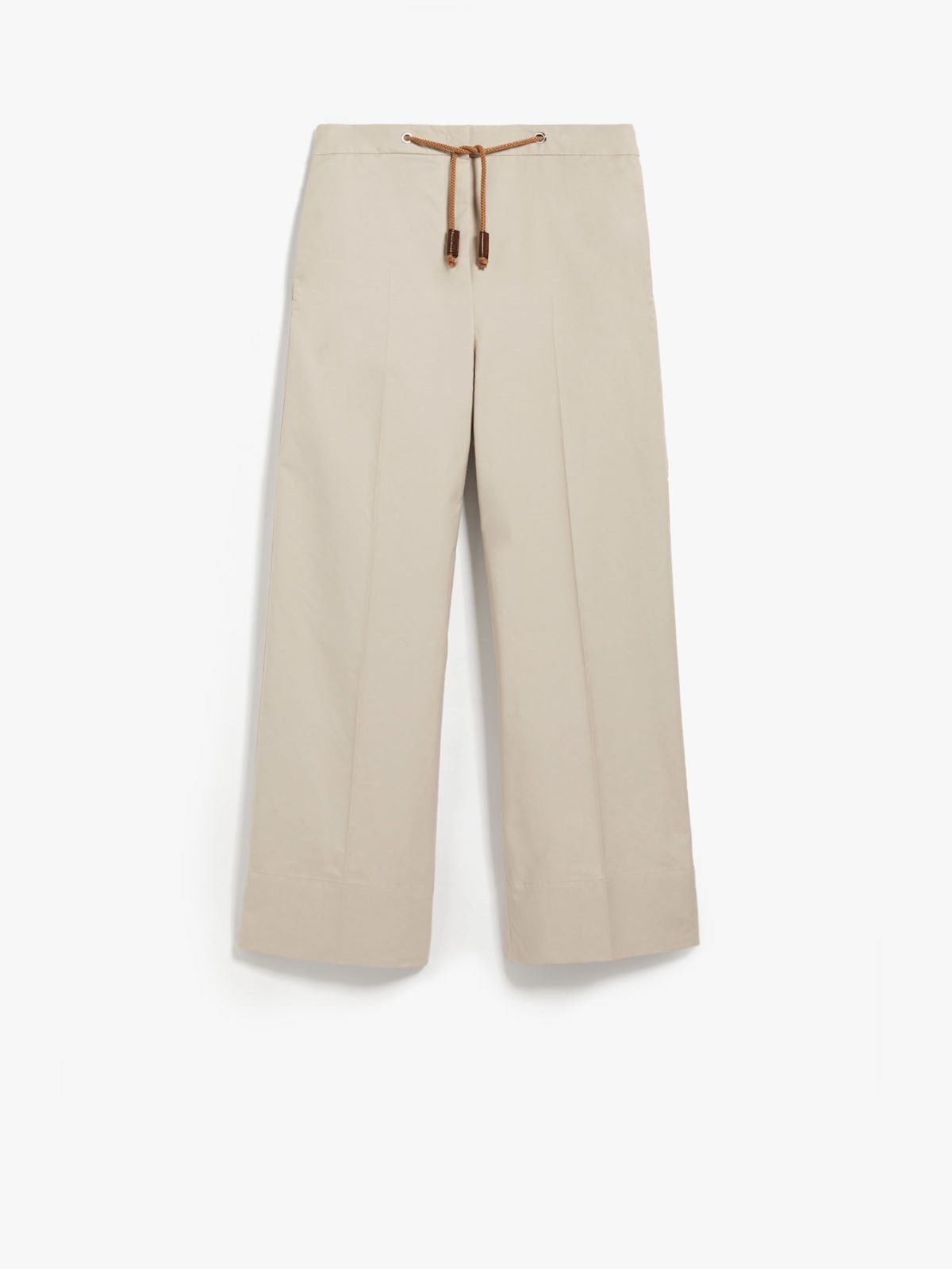Water-repellent twill trousers