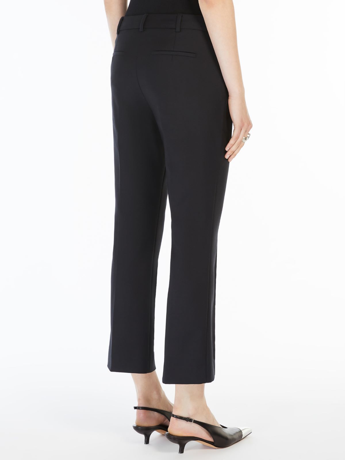 Low-rise bell-bottom trousers
