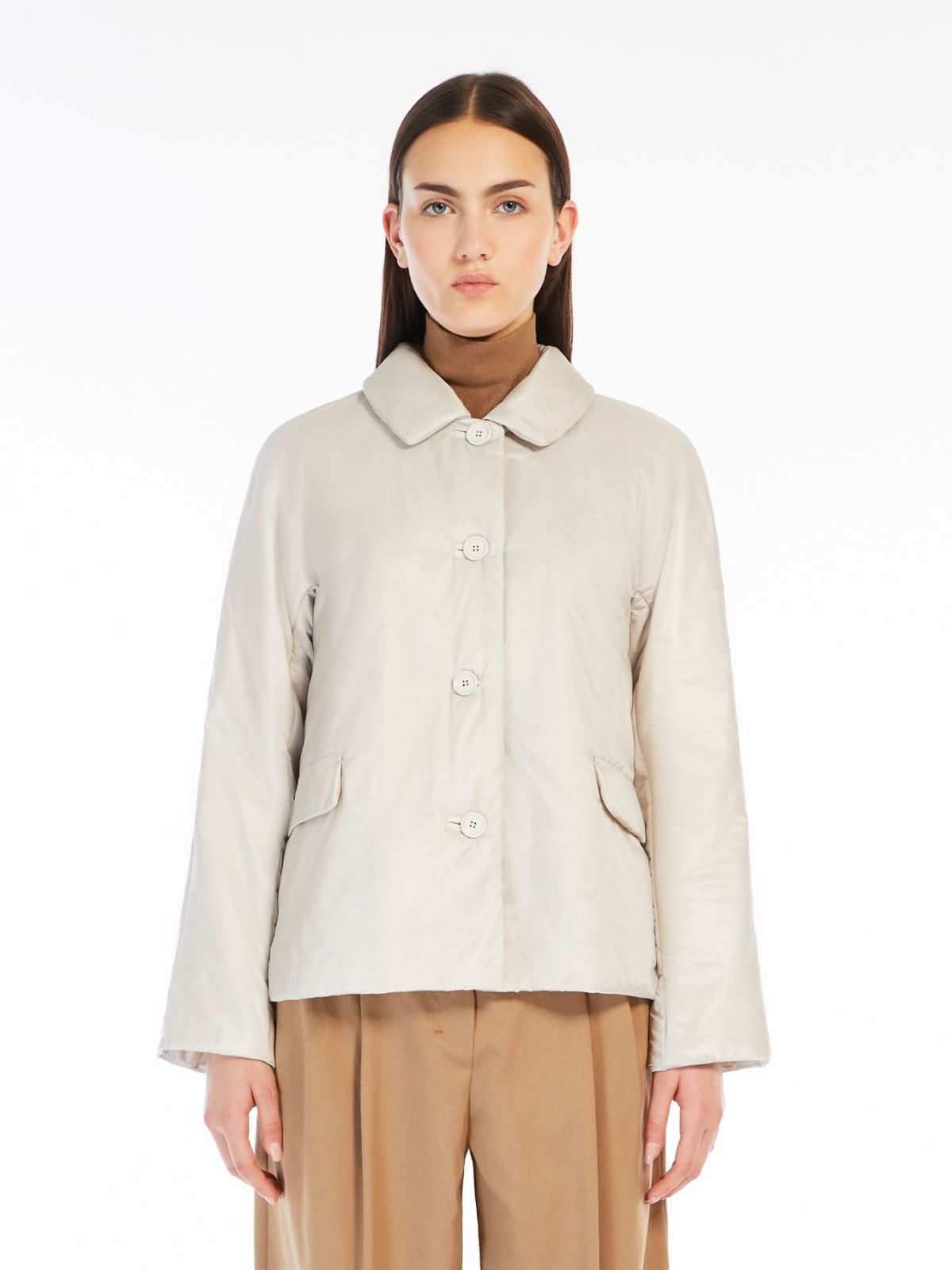 Water-repellent technical canvas jacket