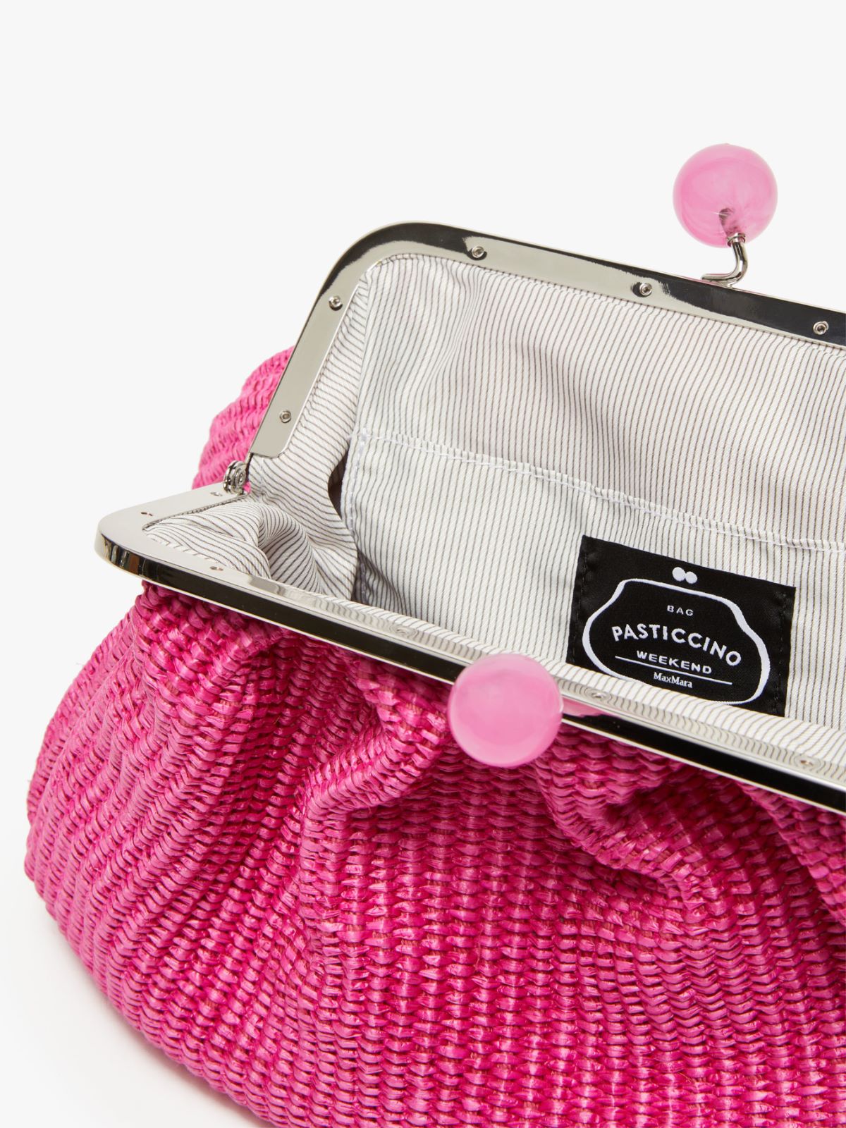 Medium raffia-look Pasticcino Bag