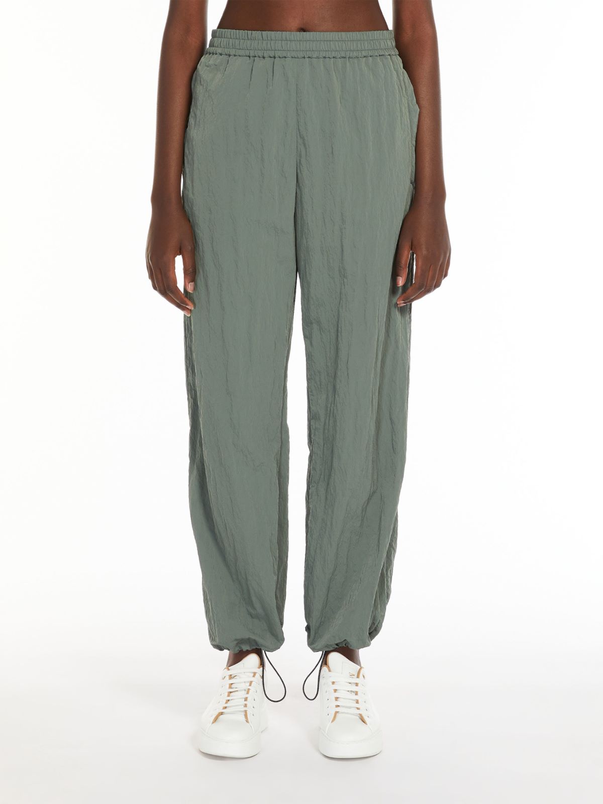 Technical canvas trousers