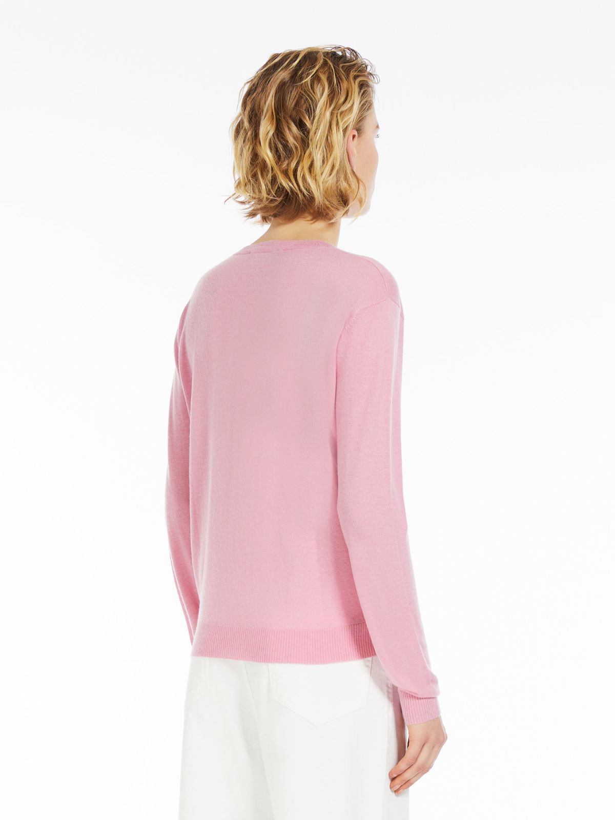 Wool and cashmere crew-neck sweater