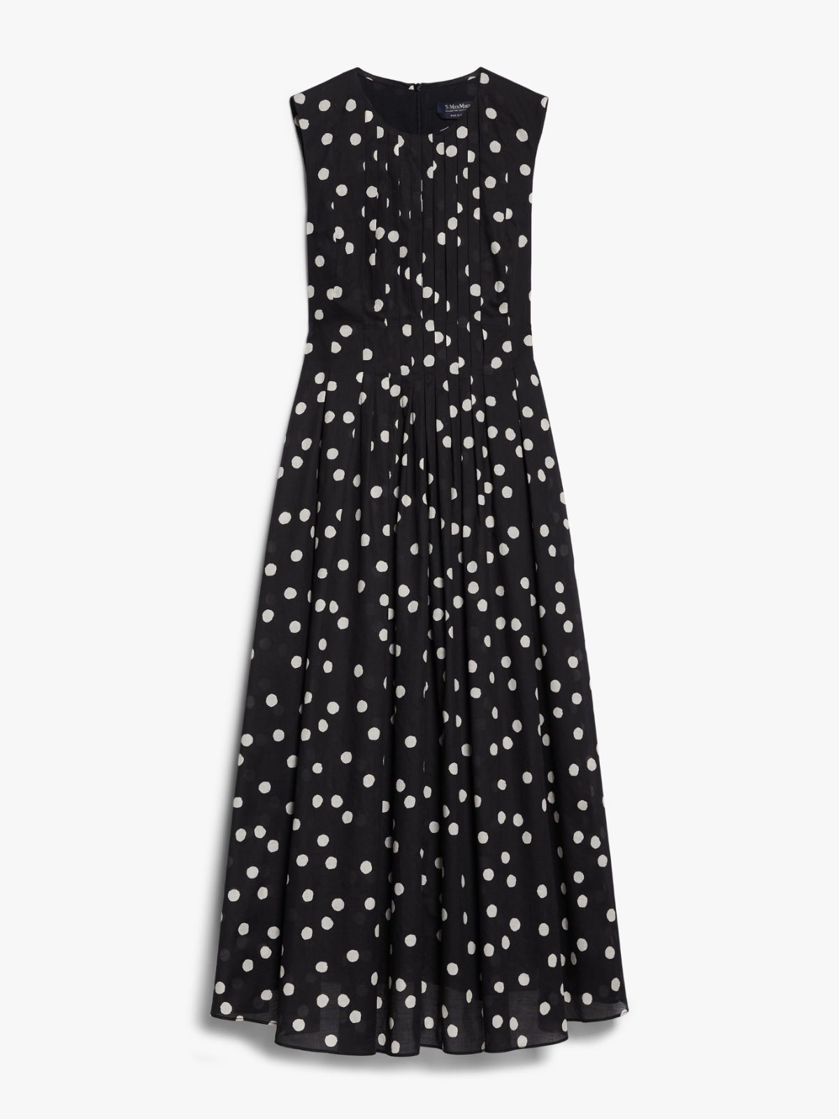 Printed cotton voile dress