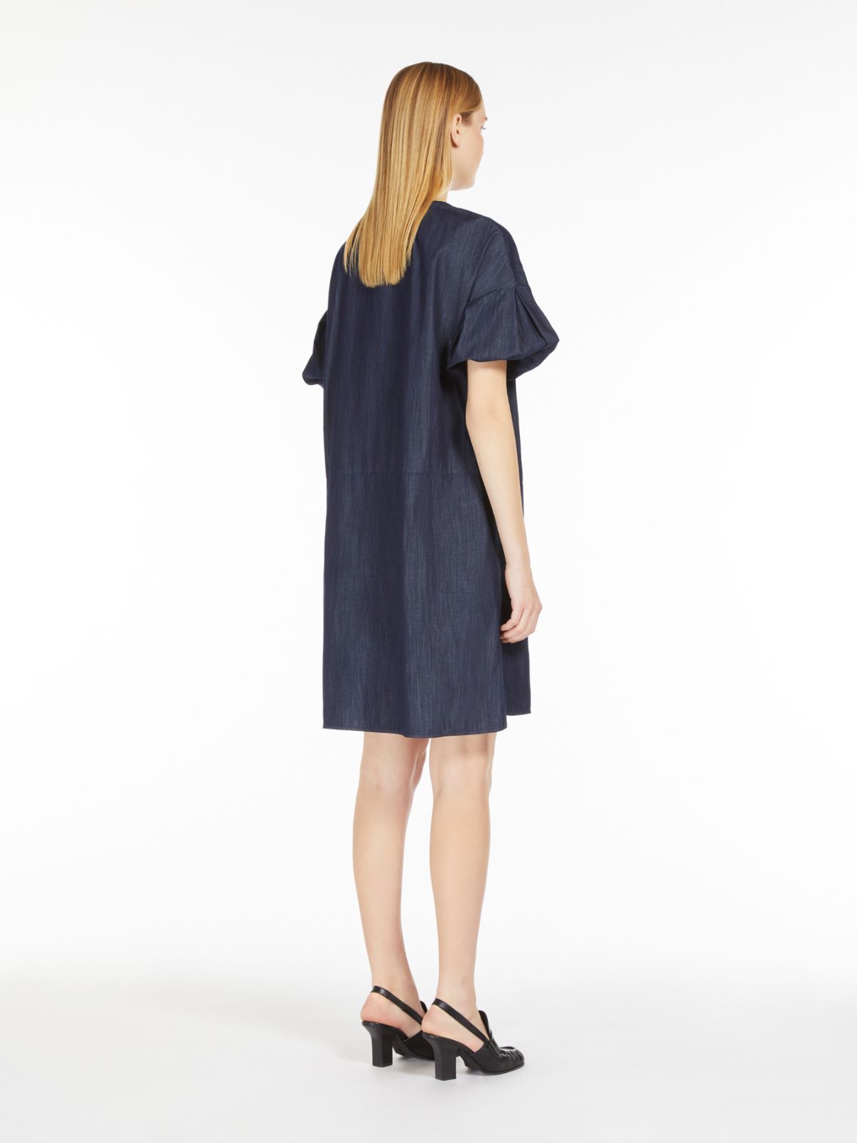 Short, lightweight denim dress