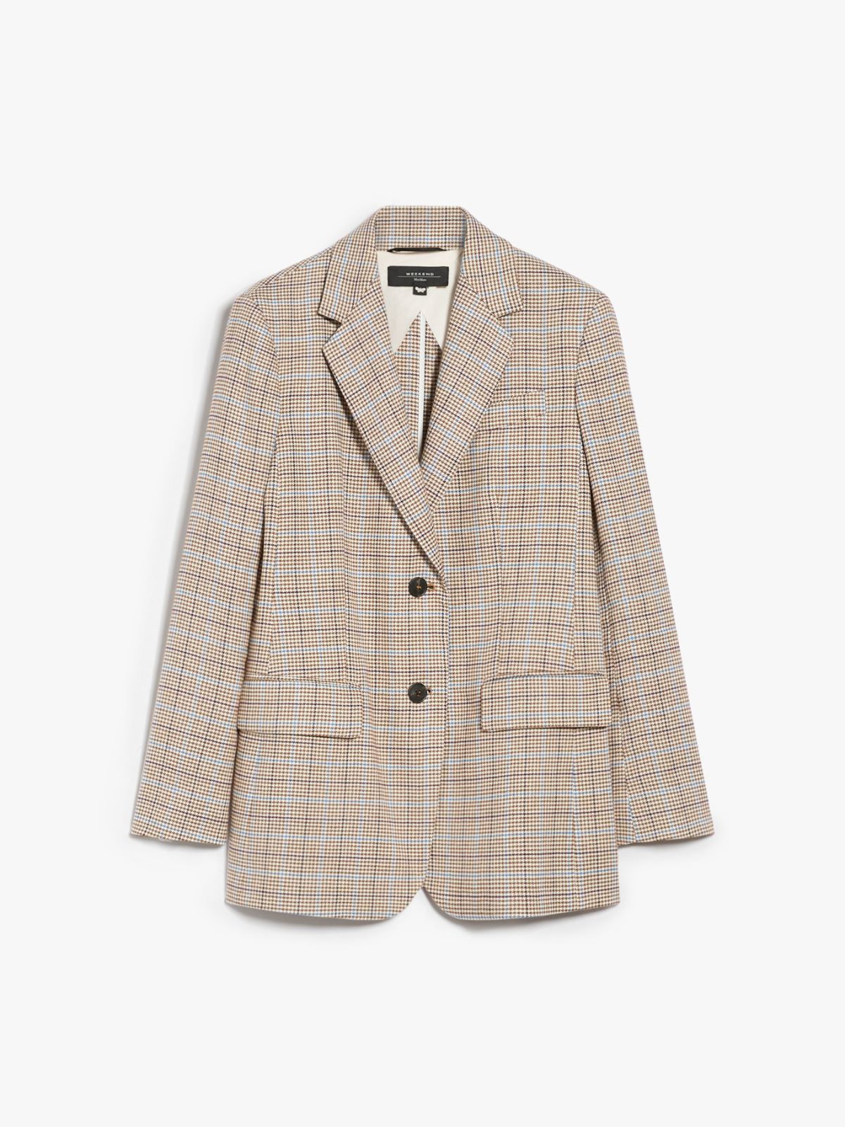 Linen and cotton twill blazer