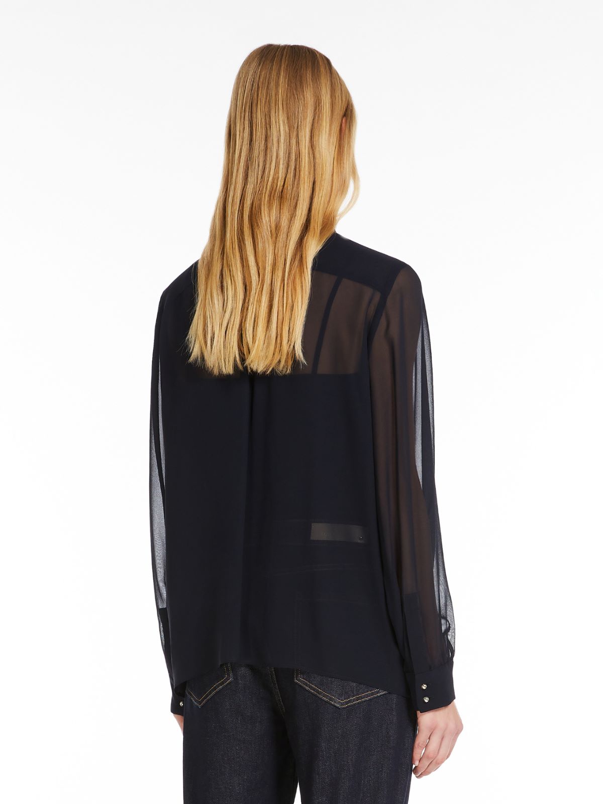 Silk georgette shirt