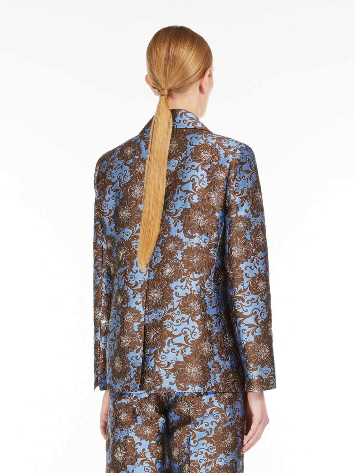 Jacquard silk jacket