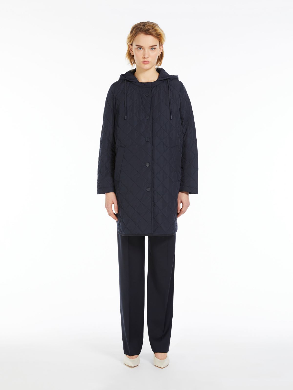 Water-repellent fabric down jacket