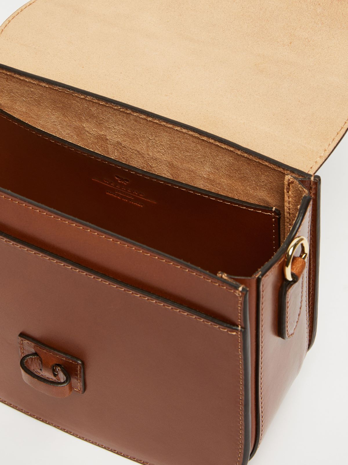 Small leather crossbody bag