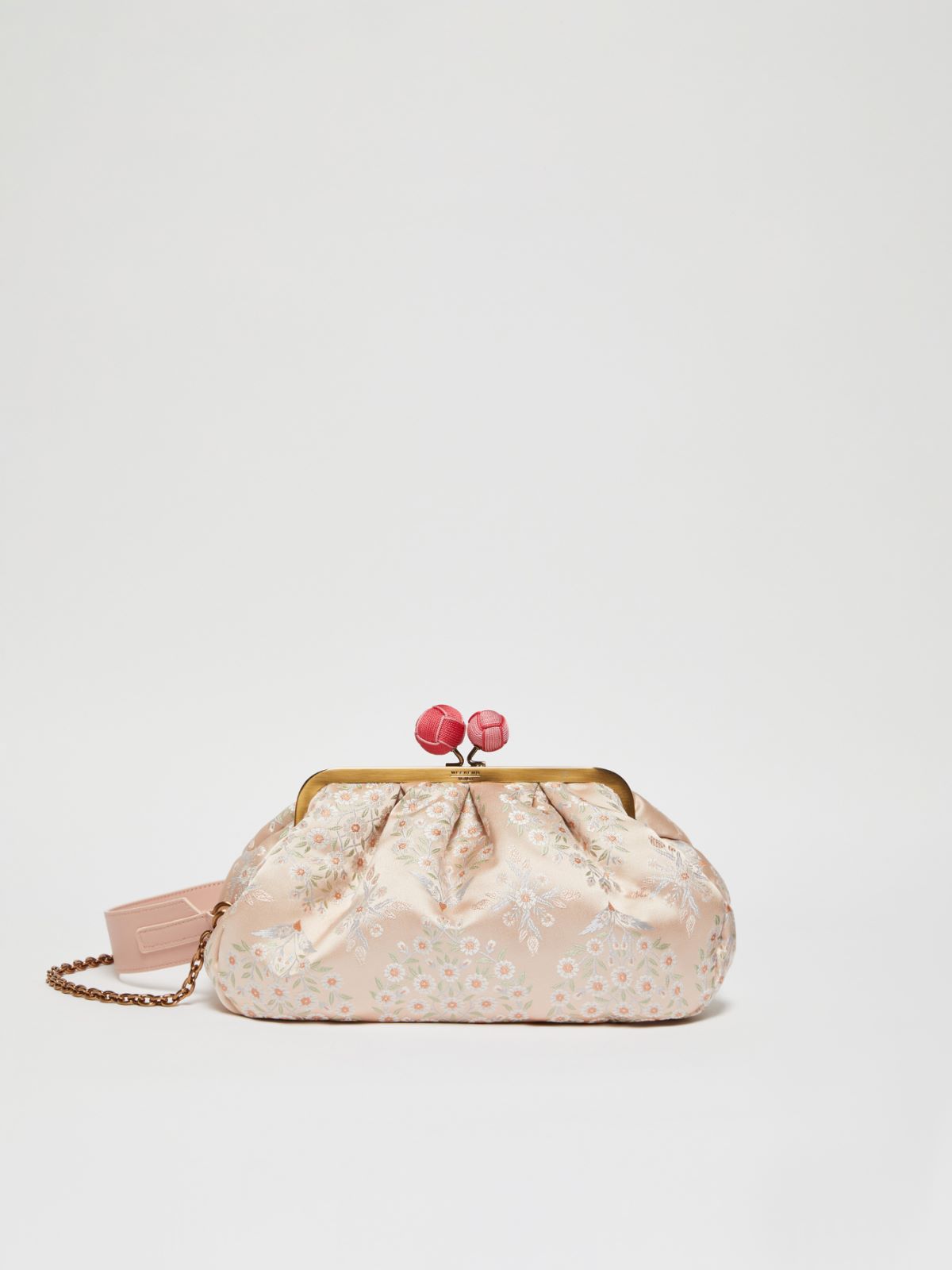Medium jacquard silk Pasticcino Bag
