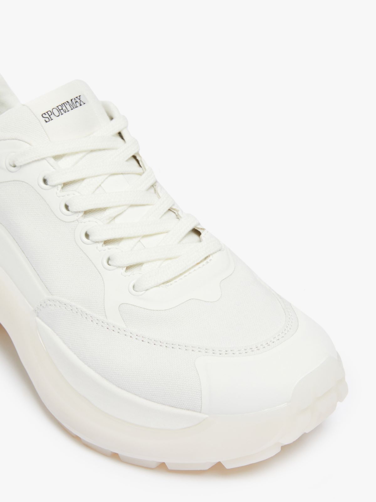 Canvas sneakers with chunky soles