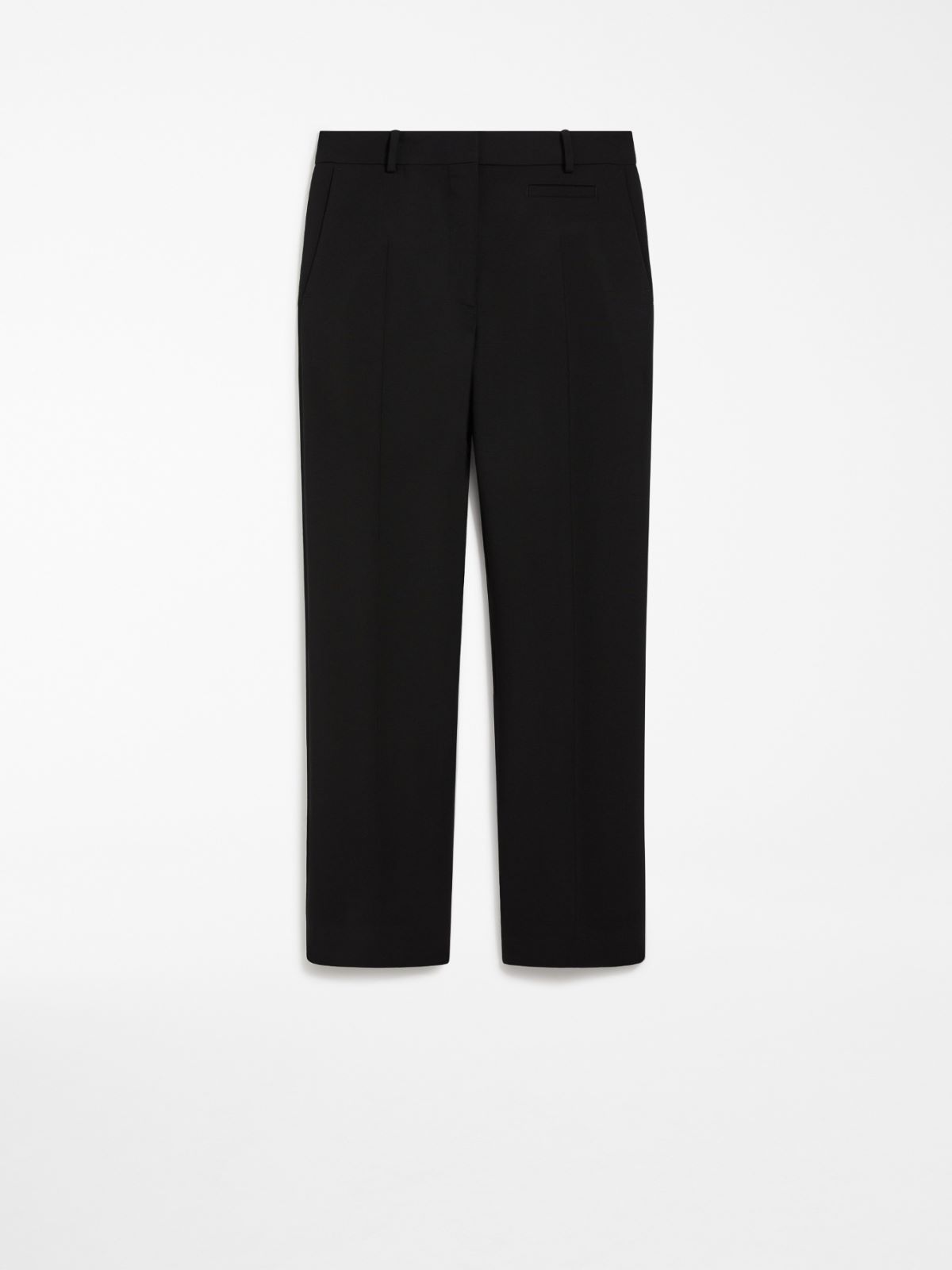 Slim-fit stretch wool trousers