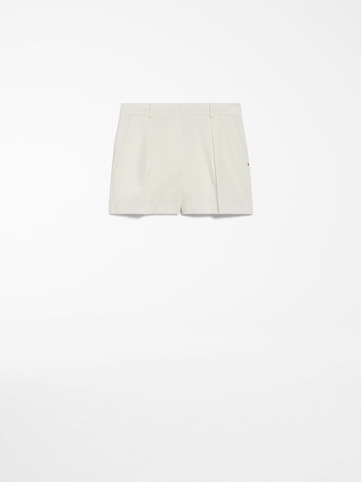Washed cotton shorts