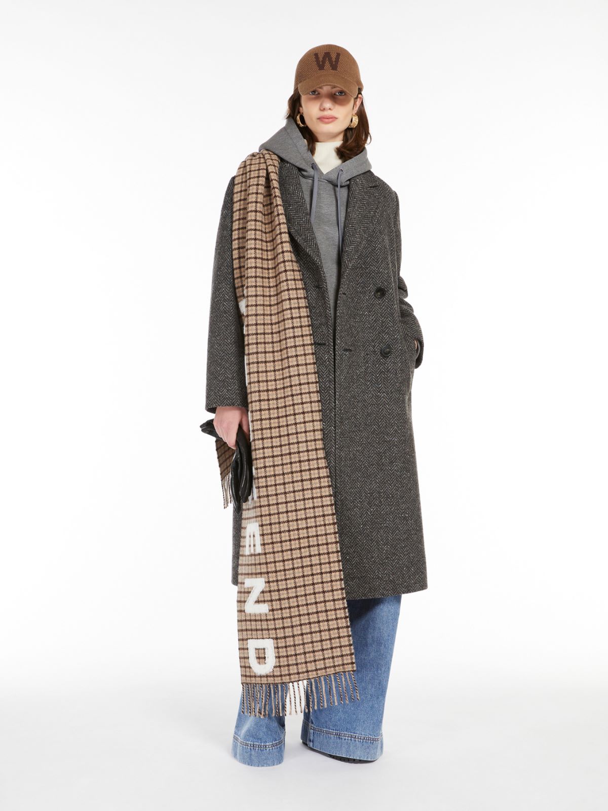 Wool tweed coat