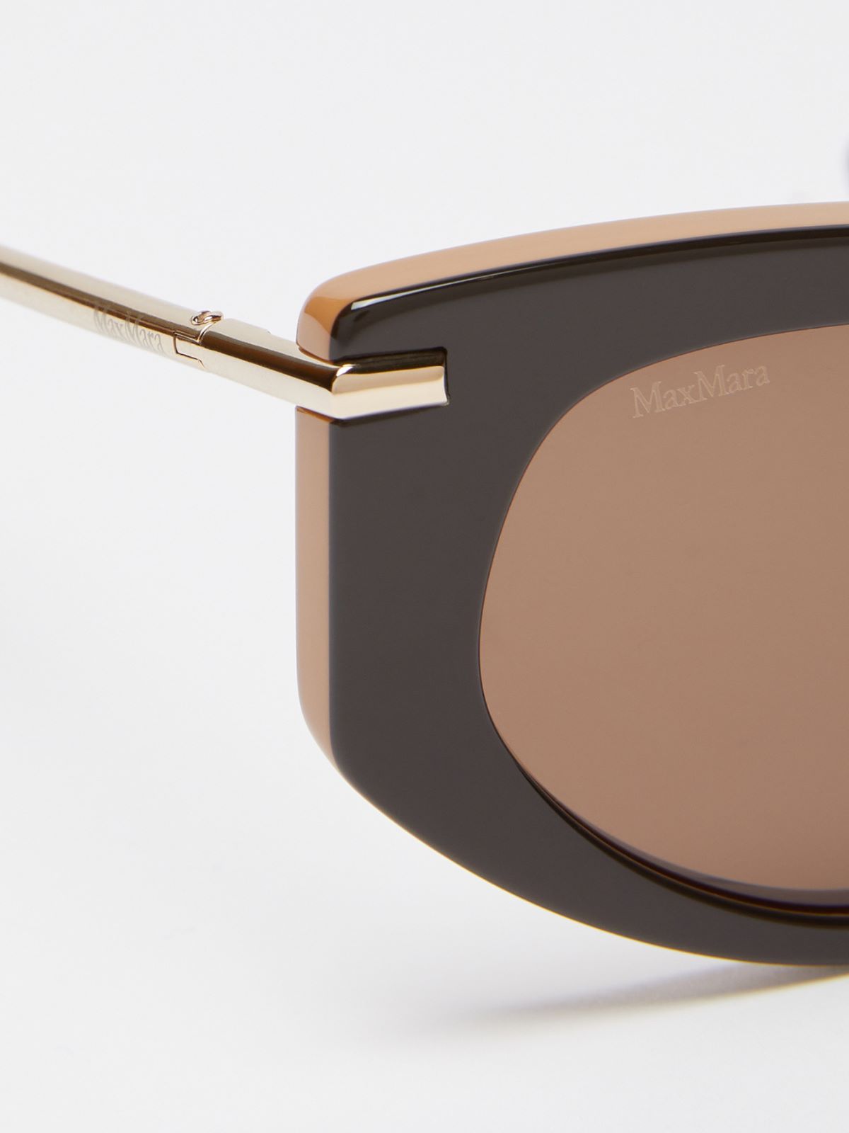 Rectangular acetate sunglasses