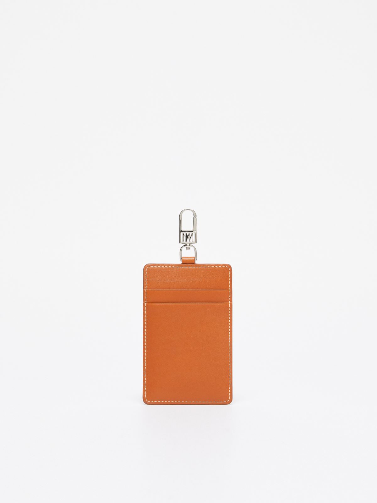 Leather badge holder