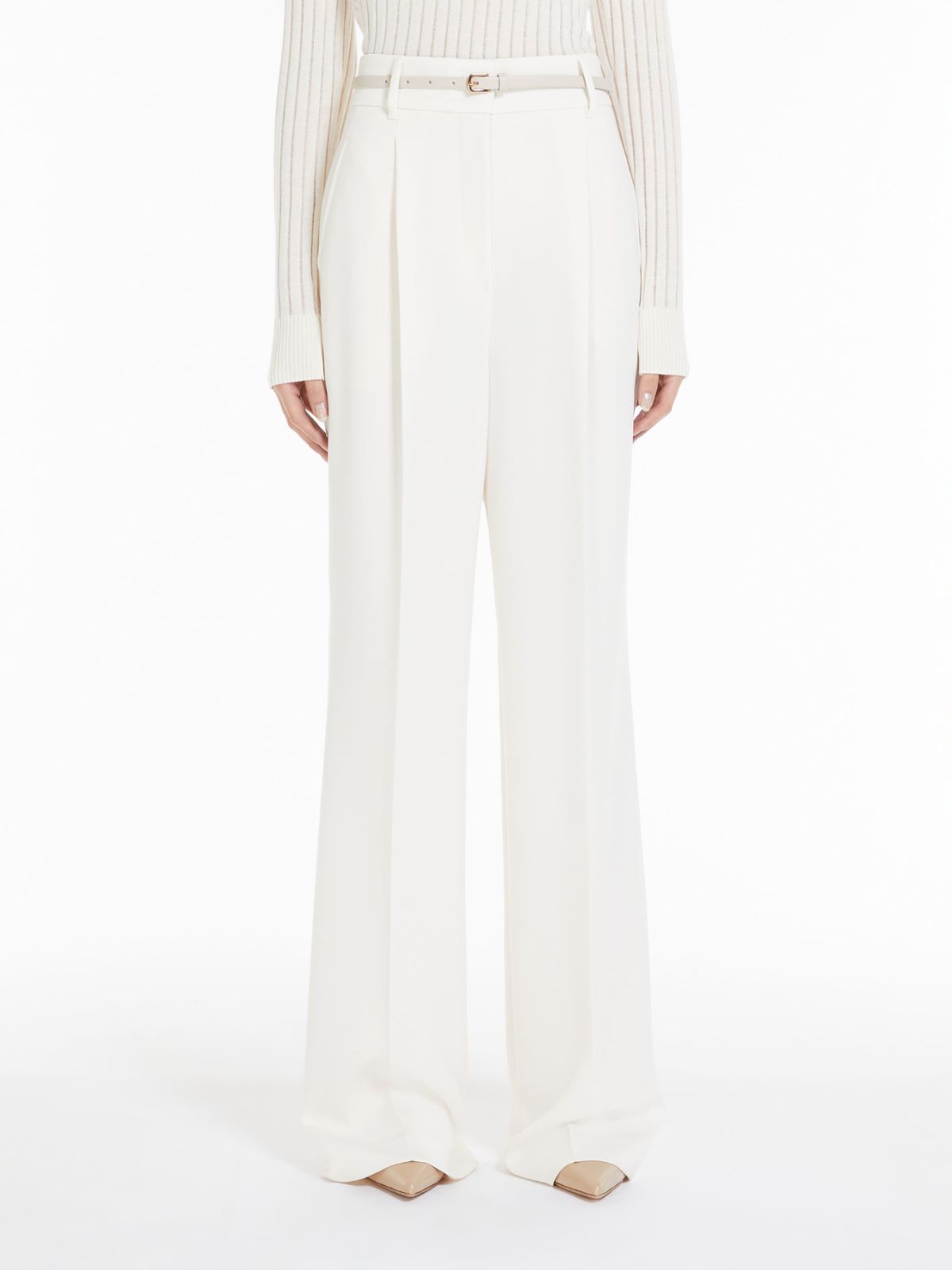 Flowing cady trousers