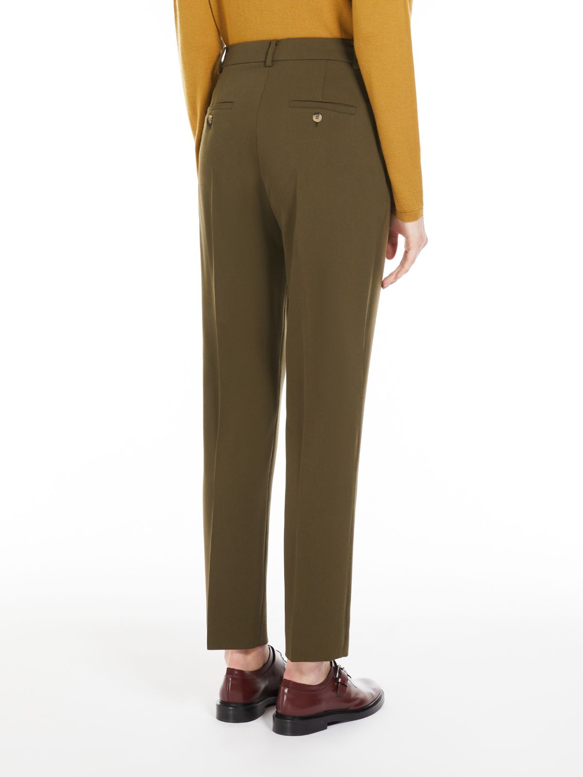 Wool granité trousers