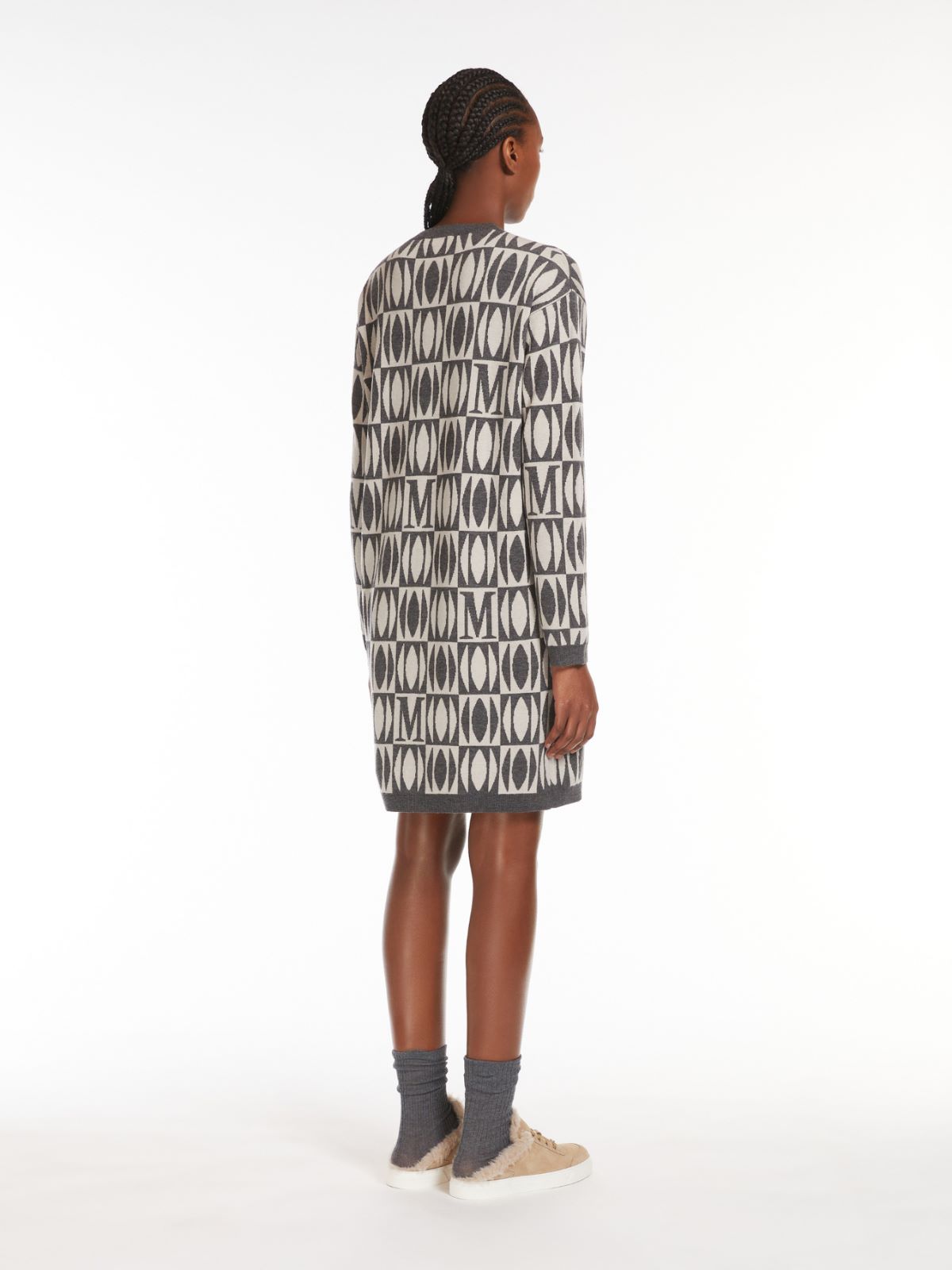 Jacquard knit dress