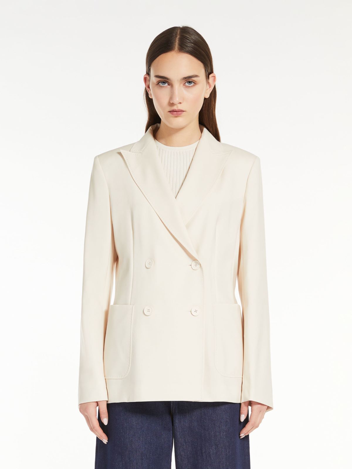 Tailored woollen cloth blazer
