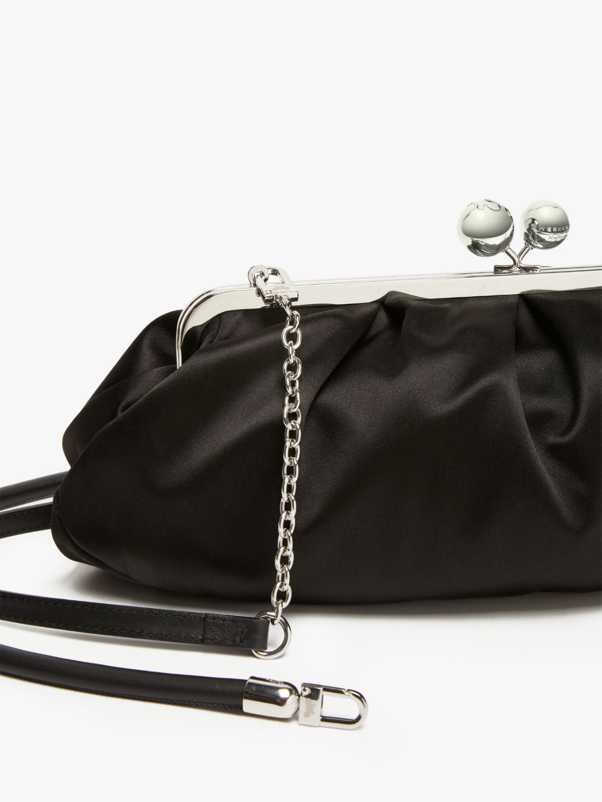 Large satin and silk Pasticcino Bag