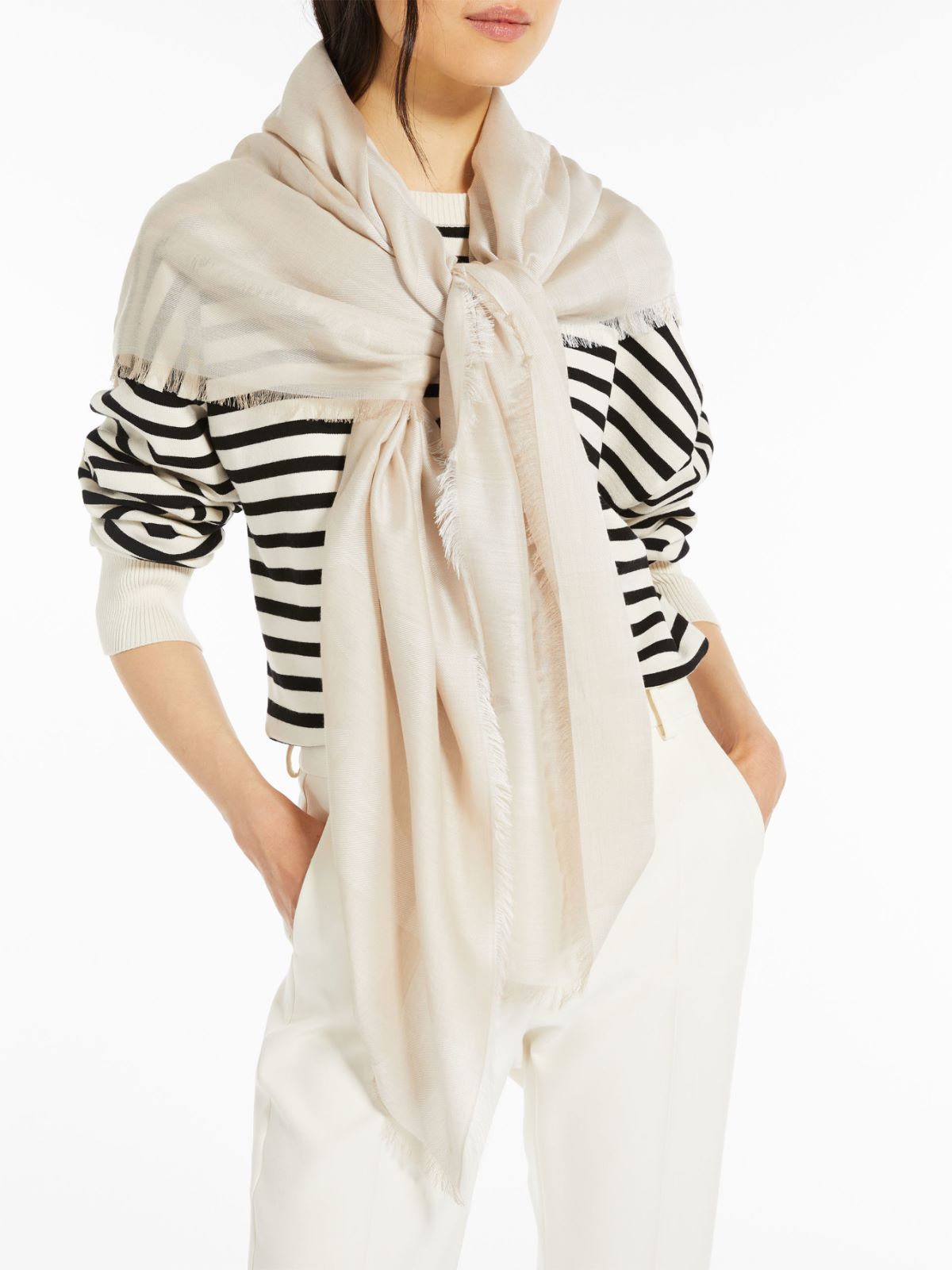 Modal and cotton shawl